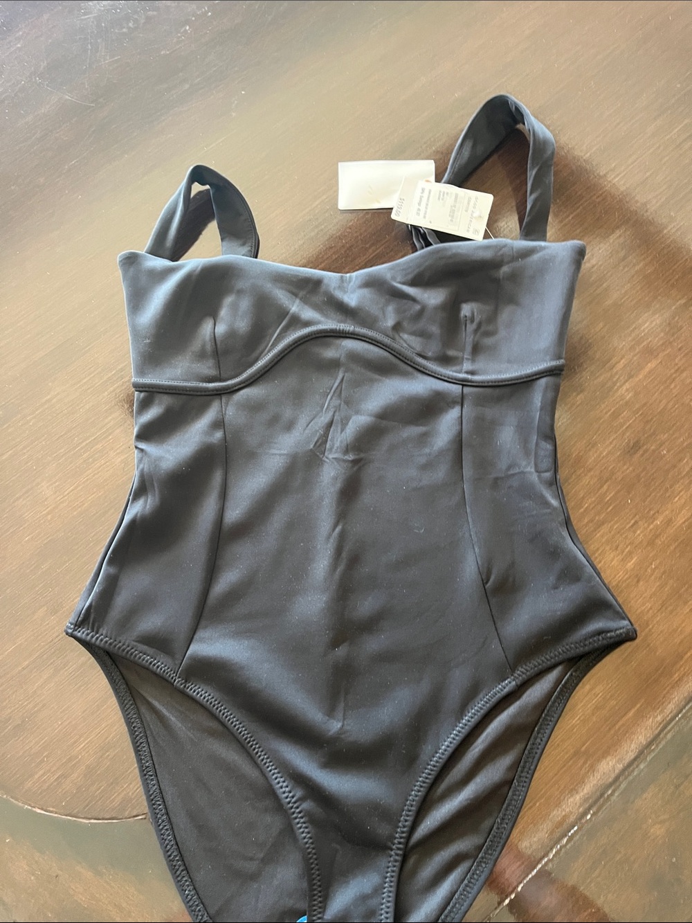 Good American Black Girls One-Piece Swimsuit New size medium